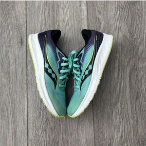 Saucony Women's Athletic Shoes - Mint and Navy